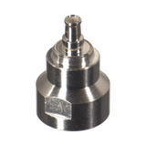 Adaptador UNIDAPT Hembra a MCX Macho. Plata/ Oro/ Teflón.