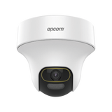 Cámara LUZ DUAL (IR + LUZ BLANCA) / Domo TurboHD 2 Megapixel (1080p) / Luz Blanca 20 mts / Gran Angular 106° / Lente 2.8 mm / 30 mts IR EXIR / Exterior IP67 / 4 Tecnologías /  Micrófono Integrado