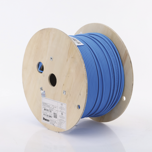 Bobina de Cable UTP de 4 Pares, Vari-MaTriX HD, Cat6A, 23 AWG, LSZH-3 (Libre de Gases T�xicos), Color Azul, 305 Metros (1000 Pies)