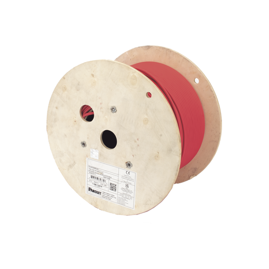 Bobina de Cable UTP de 4 Pares, Vari-MaTriX, Cat6A, 23 AWG, LSZH (Libre de Gases T�xicos), Color Rojo, 305 Metros (1000 Pies)