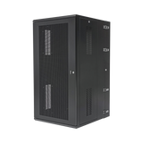 Gabinete PanZone de Montaje en Pared, de 19in, Puerta Ventilada, 26 UR, 762mm de Profundidad, Color Negro