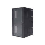 Gabinete PanZone de Montaje en Pared, de 19in, Puerta con Ventana de Seguridad, 26 UR, 762mm de Profundidad, Color Negro