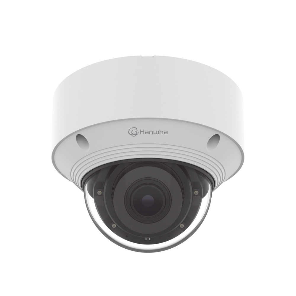 Cámara IP Tipo domo Antivandálica 5 Megapíxel / Lente Varifocal 3.2 - 10mm / IR 30M / WDR 120db / IP66 / H.265 & WiseStream / Inteligencia Artificial Deteccion de Personas y vehiculos