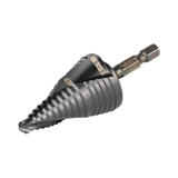 Broca Escalonada 12 en 1, de Liberación Rápida, Acanaladura en Espiral, produce Agujeros de 2-3 cm e Intermedios. 10x más Durable