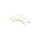 Curva de radio controlado, para uso con canaleta LD10, material ABS, Color Blanco Mate