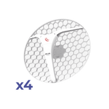 (LHG XL 5 ac 4 Pack) CPE y PtP en 5GHz  802.11 a/n/ac con Antena de Rejilla de 27dBi. "Ahora con Más Velocidad y Mayor Distancia"