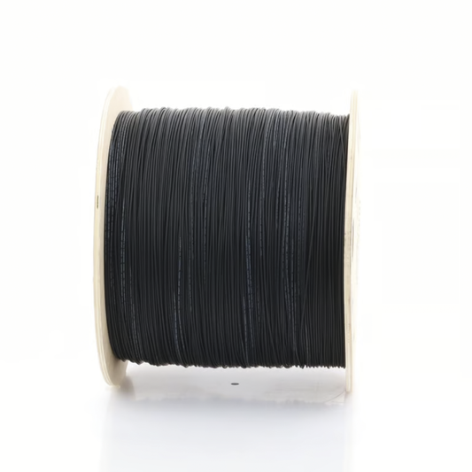 Carrete de 2 km de Fibra �ptica A�rea Tipo Drop Redonda (Figura 0) G.657A2, Monomodo, 1 Hilo, Forro de 3 mm