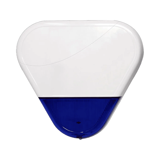 ALULA - Sirena Inalámbrica para Exterior / Volumen Sonoro 100 dBA / Vida Útil Batería 2-5 años / Alimentación AC Opcional / Resistente al Agua IP56 / Compatible Connect+