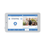 ALULA - Touchpad Slimline para Panel ALULA / Pantalla 7'' Android / Control Local de Seguridad / Montaje en Pared y Escritorio / Wi-Fi Cifrada / Batería de Respaldo