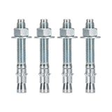 Kit de Anclaje a Piso, Para Rack de 2 o 4 Postes, Fabricado en Acero, 4 Piezas