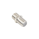 Adaptador Barril para 75 Ohm, de Conector F Hembra a F Hembra, Níquel/ Estaño/ Polietileno.