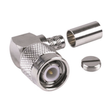 Conector TNC Macho en Ángulo Recto para Cable RG-8/X, LMR-240, Níquel/ Oro/ Teflón.�??