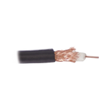 ( Precio por metro ) Cable RG59, conductor central de alambre de cobre calibre 20, blindado de malla trenzada de cobre 80%, aislante de polietileno sólido. Hasta agotar existencias