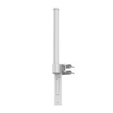 Antena Omnidireccional de 360° AirMetro con 13 dBi en Banda 5Ghz (5150-5850 Mhz) Slant 90° Compatibilidad Multi-Marca para enlaces Multipunto, Conectores SMA Hembra Inverso.