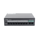 Switch PoE+ no Administrable, hasta 110 Watts, 8 puertos PoE+ 10/100 y 2 Uplinks Gigabit 1G