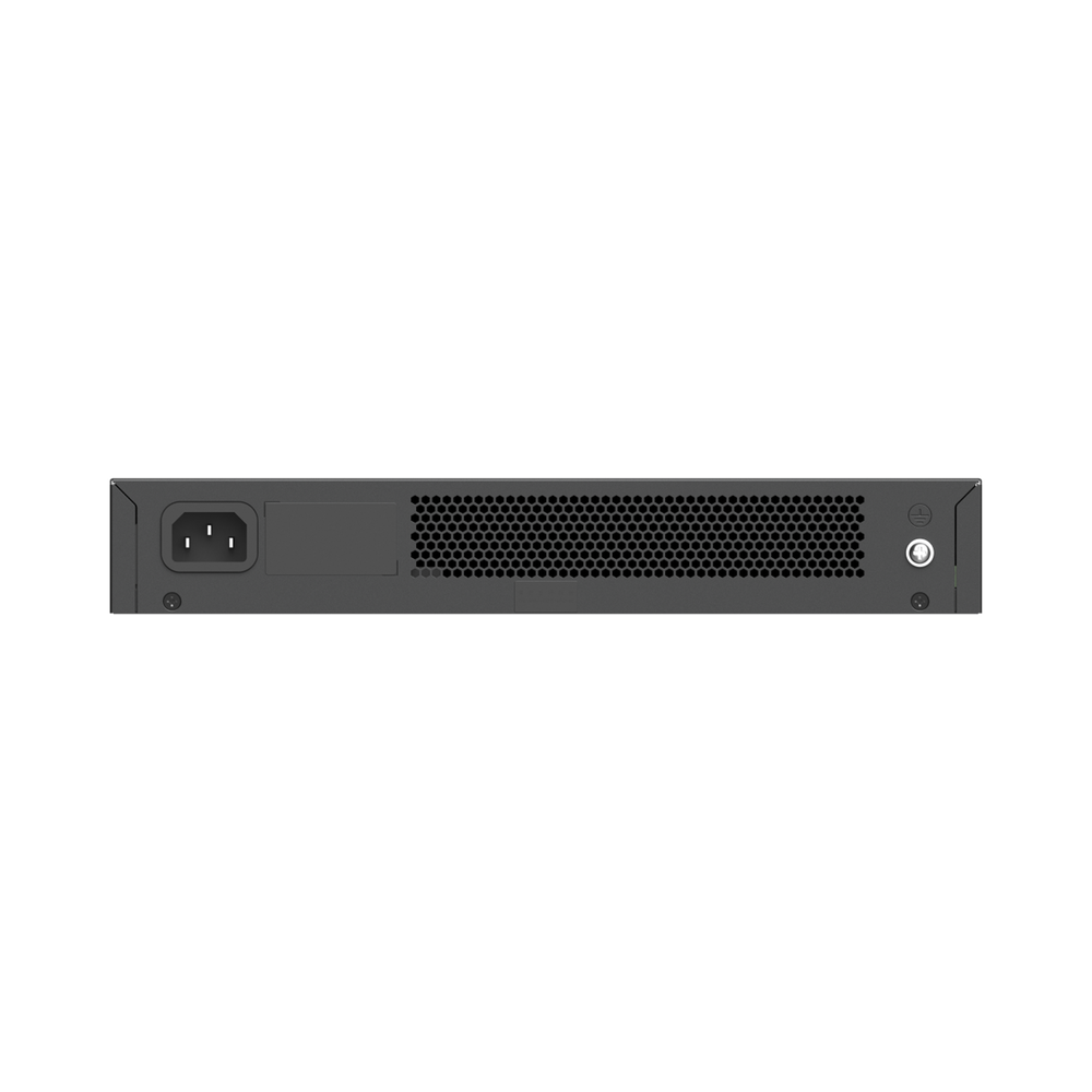 Switch no administrable, con 24 puertos Gigabit, Visible en la Topología