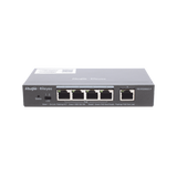 Switch Administrable PoE con 5 puertos Gigabit, 4 PoE 802.3af/at, gestión gratuita desde la nube, 54w