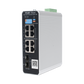 Switch Industrial PoE+ hasta 300 watts , Ideal para temperaturas Extremas y protección contra descargas, 1 puerto PoE++ 60W y 7 puertos PoE+ 30W, 2 SFP Uplink