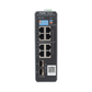 Switch Industrial PoE+ hasta 300 watts , Ideal para temperaturas Extremas y protección contra descargas, 1 puerto PoE++ 60W y 7 puertos PoE+ 30W, 2 SFP Uplink