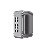 Switch Industrial PoE, Ideal para temperaturas Extremas y protección contra descargas, 8 puertos Gigabit PoE 802.3af/at + 2 SFP para fibra 1Gb, gestión gratuita desde la nube, 125w