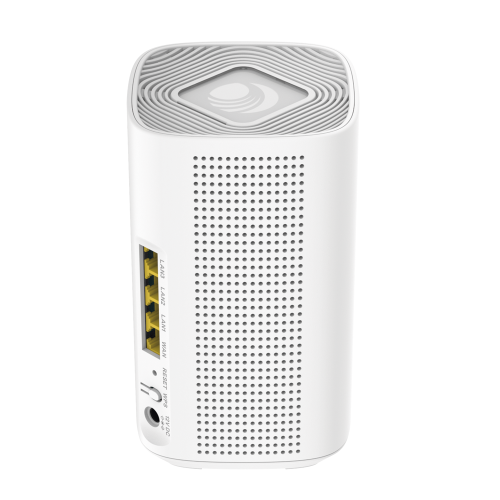 Router Home Mesh RV22 Ideal para Soluciones Residenciales / Doble Banda (2.4 y 5 GHz) / Wi-Fi 6 / Capacidad de: 2.5 Gbps (5 GHz), 600 Mbps (2.4 GHz) / Gestión vía Software para Administrador y Usuario Final desde la nube cnMaestro