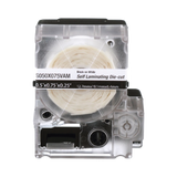 Casete de 425 Etiquetas Autolaminadas de 12.7 x 19.1 mm, para Cables de 2 a 4 mm de Diámetro, Área de Impresión Color Blanco