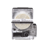 Casete de 200 Etiquetas Autolaminadas de 12.7 x 31.8 mm, para Cables de 3.1 a 7 mm de Diámetro, Área de Impresión Color Blanco