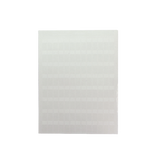 Hojas con 5000 Etiquetas Auto-laminadas para Impresora Láser/Inyección de Tinta, para Cables de 3 a 7.1 mm de Diámetro (12 - 10 AWG), Color Blanco