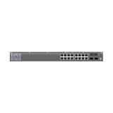 Switch Gigabit PoE+ Administrable / 16 puertos 10/100/1000 Mbps + 2 Puertos SFP Uplink / Presupuesto PoE hasta 120W / Administración Gratuita en la Nube