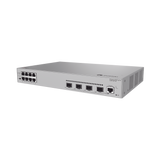 Switch de acceso eKit Administrable / Capa 2 / 8 Puertos PoE+ Gigabit + 4 SFP + Puerto Consola / PoE Perpetuo / Presupuesto PoE 125 W / Sin licenciamiento