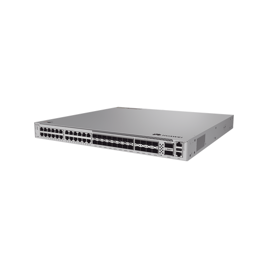 Switch eKit Core Empresarial Híbrido Capa 3 / 24 Puertos Gigabit / 16 Puertos SFP+ (10 Gbps) / 8 Puertos SFP28 (25 Gbps) / 2 Puertos QSFP28 (100 Gbps) / Fuente Redundante 1+1 / Libre de Licenciameinto