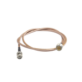 Jumper Fabricado con Cable LP-142 conectores BNC/N Hembra de 110 cm.
