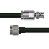 Cable Coaxial RG-214/U de 180 cm, en 50 Ohm, 0.425", CD-4 GHz, con Conectores BNC Macho a N Macho.