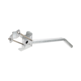 Brazo Galvanizado para Luminaria de 2" Diámetro con Abrazadera para Poste hasta 6" Diámetro.