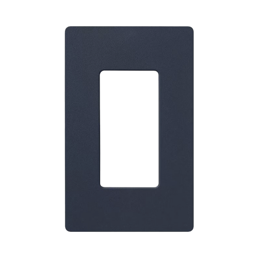 Tapa Color Deep Sea para interruptor o dimmer Lutron, 1 gang, limpio y moderno