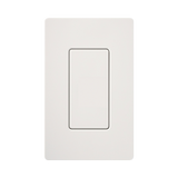 Placa ciega de pared color blanco Snow