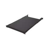 Charola Rackeable de profundidad ajustable para Soportar Equipos en Rack de 19 in, Doble Fijación, Color Negro, 3U