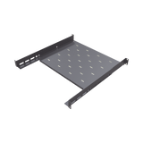 Charola para Gabinetes y Racks de Pared de 4 puntos de Fijación, Profundidad Ajustable de 347 a 489 mm