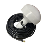 Antena marina de GPS con conector SMA- Macho en frecuencia 1575.42 MHz de 28 dBi. Incluye soporte rotativo