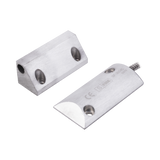 Contacto Magnético para Piso, Salida Dual NC/NA, GAP 65mm, Cubierta de Aluminio con 55cm de Cable Blindado
