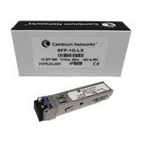 Transceptor MiniGbic SFP, 1 Gbps, Monomodo, distancia hasta 20 km, conector LC