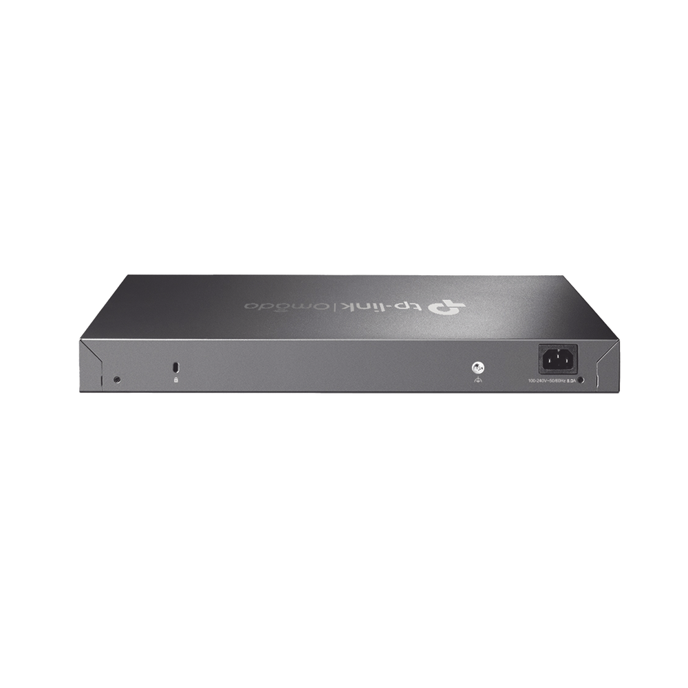 Switch L2+ Omada PoE+ / 16 Puertos MultiGigabit 2.5G / 8 Puertos 2.5G Sin PoE / 8 Puertos PoE+ 2.5G / 2 Puertos SFP+ 10G / Administración Centralizada Omada o Stand-Alone / Multicast IGMP / Presupuesto PoE 240W / Montaje en Rack