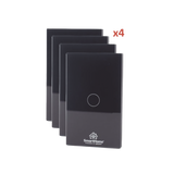 (Wifi) KIT 4 apagadores inteligentes Wifi compatibles con Alexa y GoogleHome
