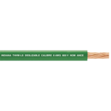Cable Eléctrico de Cobre Recubierto THW-LS Calibre 14 AWG 19 Hilos Color Verde (100 metro)