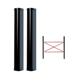 Detector Fotoeléctrico de 100 cm de Altura / Tipo Cortina para Detección Perimetral / Baterías de respaldo / Cobertura de 100 metros en exterior / Alimentación a 110/220VAC / 100 cm de Alto