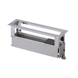 Caja Para Instalación en Escritorio para Voz, Datos o Contactos Eléctricos / Capacidad para 4 Módulos / Salida de Cables "Posterior" / Los Módulos se Adquieren Aparte / (KFC134/14CY)