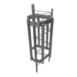 Herraje para 6 antenas sectoriales compatible con tramo STZ35G.