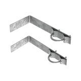 Juego de 2 Herrajes de Pared para Sujeción de Mástil (1-1/4" a 2")