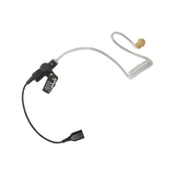 Auricular de tubo acústico transparente con cable de fibra tranzada con conector SNAP tipo MIRAGE. Requiere micrófono de solapa de 1 o 2 hilos de la Serie SNAP.