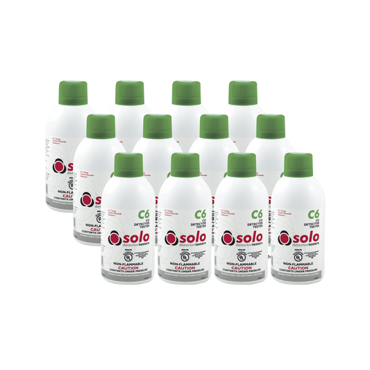 Paquete De 12 Latas De Gas Genuino De Monóxido De Carbono CO De Uso Manual o Dispensadores SOLO-330/SOLO-332